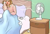 Lời khuyên của bác sĩ khi ngủ bật quạt suốt đêm