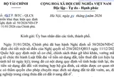 Công văn 10657/BTC-QLCS 2026: Xử lý khoản chênh lệch khi tiền sử dụng đất được tính lại theo chính sách mới