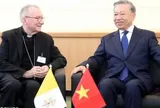 Tổng Bí thư, Chủ tịch nước Tô Lâm gặp Thủ tướng Vatican