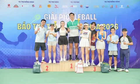 Sôi động Giải Pickleball Báo Thể thao & Văn hóa 2026: Kết nối sức mạnh Báo chí - Nghệ sĩ - Doanh nhân