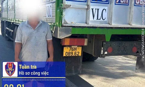 Ba tài xế xe tải bị xử phạt vì cản trở đoàn xe ưu tiên đang làm nhiệm vụ