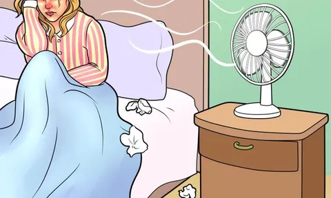 Lời khuyên của bác sĩ khi ngủ bật quạt suốt đêm