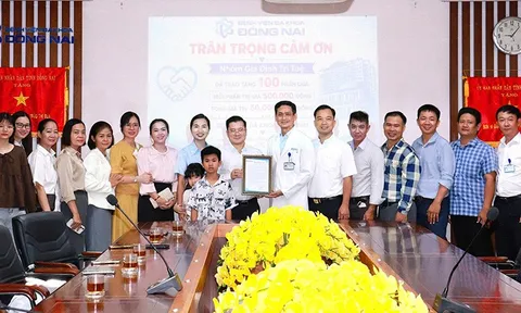 Trao 100 phần quà cho bệnh nhân khó khăn tại Bệnh viện Đa khoa Đồng Nai