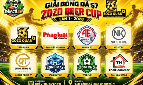 Sôi động ngày khai mạc Giải bóng đá S7 ZOZO BEER CÚP lần 1: Mưa bàn thắng trong ngày ra quân