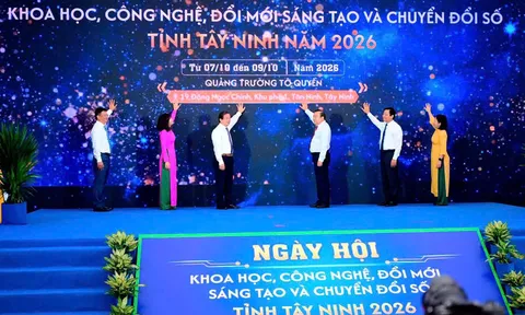 Chính chức Khai mạc Ngày hội Khoa học, Công nghệ, Đổi mới sáng tạo và Chuyển đổi số tỉnh Tây Ninh năm 2026.