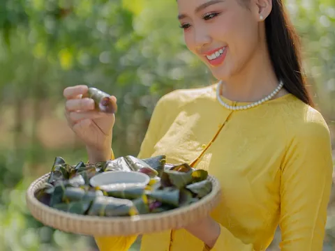 Miss Intercontinental Bảo Ngọc trở thành đại sứ Lễ hội Bánh dân gian Nam Bộ