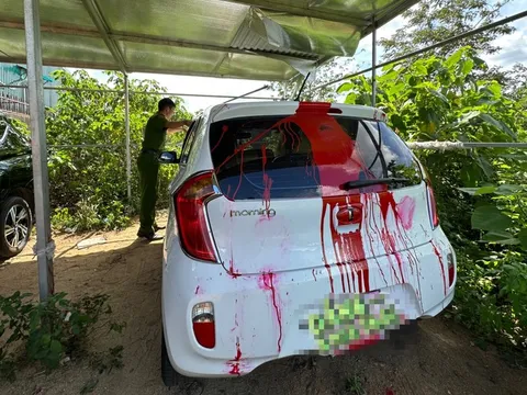 Ô tô của phóng viên báo Tuổi Trẻ bị tạt sơn