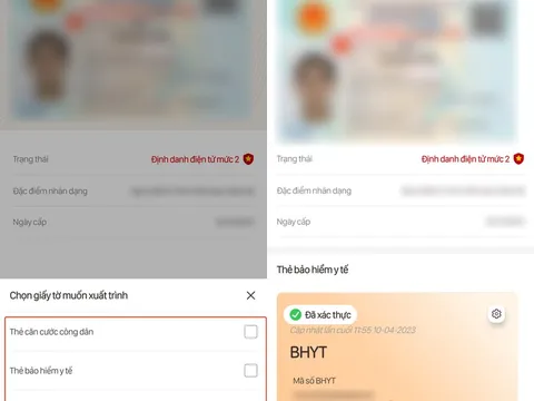 Cách xuất trình giấy tờ bằng VNeID thay cho giấy tờ vật lý