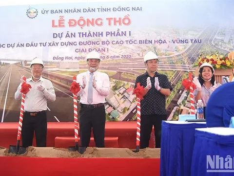 Đồng Nai động thổ xây dựng đường Vành đai 3 và cao tốc Biên Hòa-Vũng Tàu