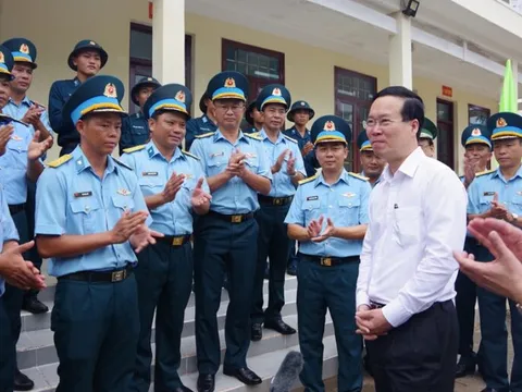 Chủ tịch nước biểu dương tinh thần trách nhiệm, ý chí quyết tâm của Trạm Radar 55, Trung đoàn 292