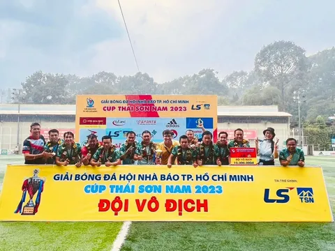 Đài truyền hình TP HCM vô địch Giải bóng đá Hội Nhà báo TP HCM