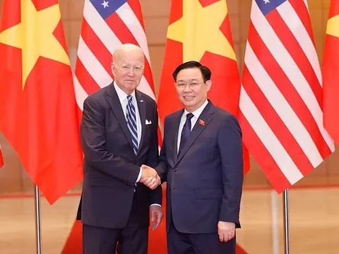 Chủ tịch Quốc hội Vương Đình Huệ Tiếp Tổng thống Joe Biden