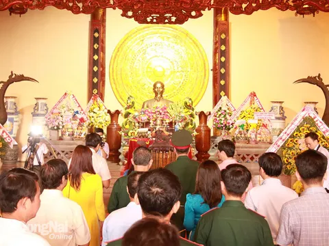 Đồng Nai tổ chức Lễ tưởng niệm 54 năm ngày mất Chủ tịch Hồ Chí Minh