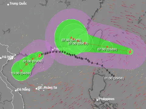 Bão Saola đi vào vùng biển Quảng Đông-Trung Quốc, diễn biến bão Haikui