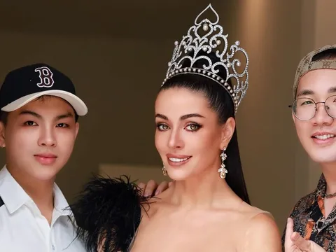 Miss Business Global 2023 – Alisa Miskovska qua bàn tay trang điểm của Chuyên gia Quốc Anh Trần và Hoàng Giang