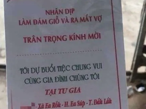 Cụ ông 81 tuổi gây “sốt” cộng đồng mạng vì mời “đám giỗ và ra mắt vợ”