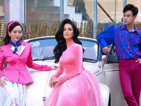 Miss Business Global 2023 - Alisa Miškovska hóa nàng thơ trong trang phục Áo dài của NTK Đinh Bách Đạt