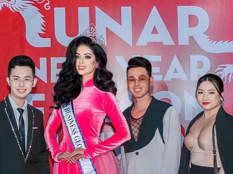 Hoa Hậu Doanh Nhân Toàn Cầu 2023 - Alisa Miškovska nổi bật tại thảm đỏ Lunar New Year Fashion Runway 2024