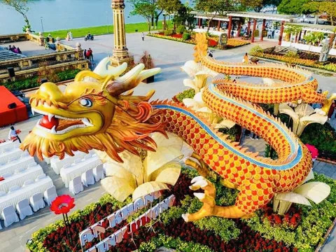Linh vật Giáp Thìn Huế lấy cảm hứng từ rồng thời Nguyễn