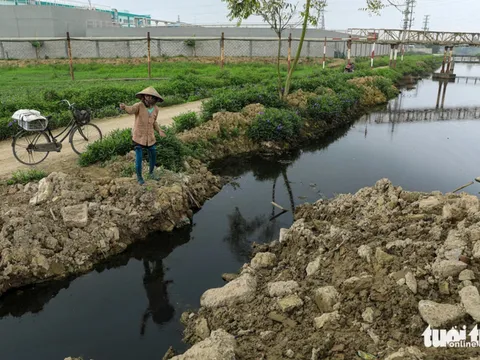 Hưng Yên: Một công ty may mặc bị phạt vì xả thải trái phép ra sông Bắc Hưng Hải