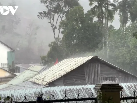 Xuất hiện mưa đá ở Quảng Nam