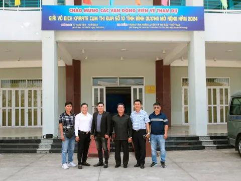 Trung tâm Nghiên cứu, tư vấn chính sách, pháp luật cho hoạt động đầu tư đặt cược tại Việt Nam (CBV) thăm, làm việc với TT Đào tạo, Huấn luyện và Thi đấu TDTT tỉnh Bình Dương