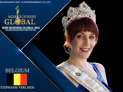 Người đẹp Stephanie Verlinde đại diện Belgium tại cuộc thi Miss Business Global 2024