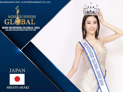 Hoa Hậu Doanh Nhân Toàn Cầu 2024 xuất hiện thí sinh đến từ “Xứ sở hoa Anh đào” – Japan