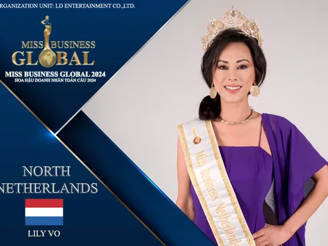 Nữ doanh nhân gốc Việt đến từ Hà Lan tham dự cuộc thi Miss Business Global 2024