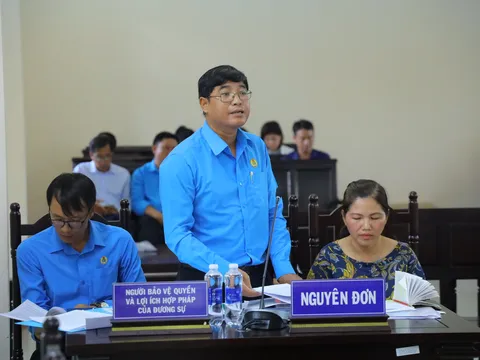 Bà Rịa- Vũng Tàu: Liên đoàn Lao động tiếp tục tham gia phiên tòa bảo vệ người lao động