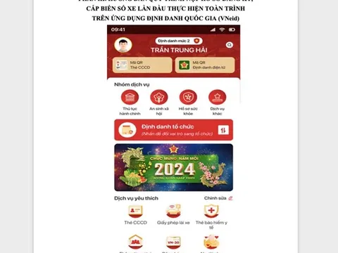 Ứng dụng VneID và Cổng dịch vụ công: Các bước đăng ký xe lần đầu