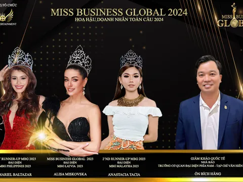 Nhà báo Phan Văn Hữu làm Giám khảo cuộc thi Hoa Hậu Doanh Nhân Toàn Cầu 2024