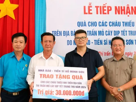 Viện IMRIC, Viện IRLIE phối hợp Tạp chí Doanh nghiệp và Trang trại Việt Nam trao kinh phí trung thu cho các cháu thiếu nhi