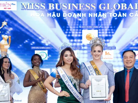 Người đẹp Netherlands đăng quang Á hậu 3 - Miss Business Global 2024