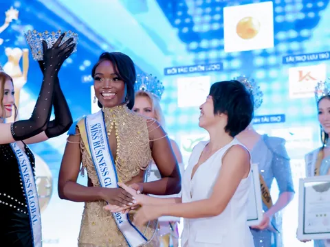 Người đẹp Nigeria đăng quang Á hậu 1 - Miss Business Global 2024