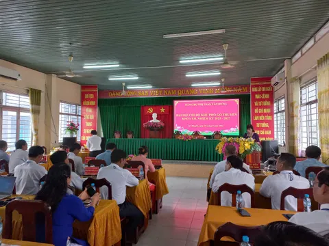 Đại hội Chi bộ khu phố, chuẩn bị cho Đại hội Đảng bộ Thị trấn Tân Hưng