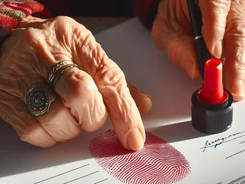 Cần Thơ: Công chứng viên tới nhà lăn tay vào hợp đồng khi cô bị tai biến