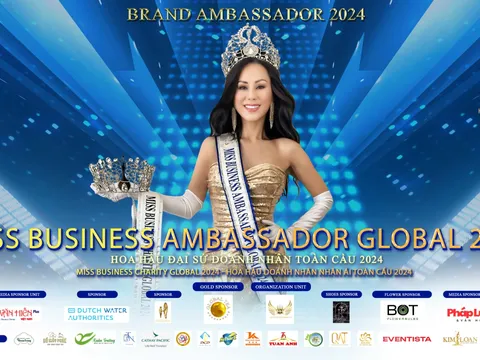 Tân Hoa Hậu Đại Sứ Doanh Nhân Toàn Cầu 2024 - Miss Business Ambassador Global 2024 – (Lily Vo) lộng lẫy trong bộ ảnh sau đăng quang