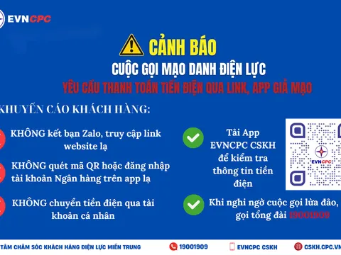 Tổng Công ty Điện lực miền Trung cảnh báo: App điện lực giả