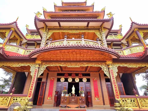 Đắk Lắk: Ấn tượng ngôi chùa 30 năm tuổi nằm cạnh bên quốc lộ 26