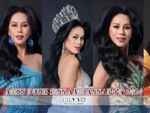 Miss Business Ambassador 2024 – Lily Võ đến từ Hà Lan hóa Nữ hoàng trong bộ sưu tập mới của Nhà thiết kế Kim Loan