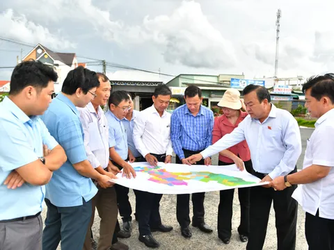 Tây Ninh: Đoàn đại biểu Quốc hội tỉnh khảo sát dự án nâng cấp, mở rộng Quốc lộ 62