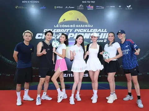 Celebrity Pickleball Championship mùa 2: Quy tụ hàng chục VĐV là các nghệ sĩ, người nổi tiếng trong showbiz Việt Nam