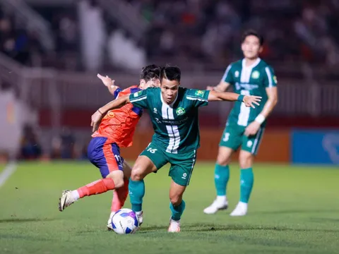 Thầy trò Hlv Nguyễn Việt Thắng ngược dòng thành công, giành chiến thắng trên sân Thống Nhất