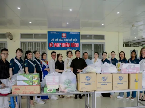 Miss Business Global 2025 – Mang niềm vui và tiếng cười đến với Cô nhi Thiên Bình