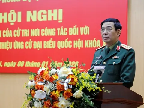 Giới thiệu Đại tướng Phan Văn Giang ứng cử đại biểu Quốc hội khóa 16