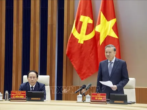 Tổng Bí thư Tô Lâm làm việc với Ban Chấp hành Đảng bộ TP Hải Phòng