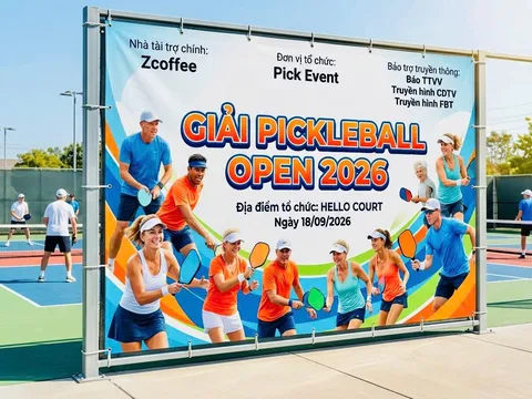 Mập mờ núp bóng báo đài chiêu trò quảng cáo sai sự thật tại các giải Pickleball phong trào