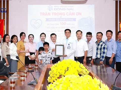 Trao 100 phần quà cho bệnh nhân khó khăn tại Bệnh viện Đa khoa Đồng Nai