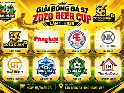Sôi động ngày khai mạc Giải bóng đá S7 ZOZO BEER CÚP lần 1: Mưa bàn thắng trong ngày ra quân